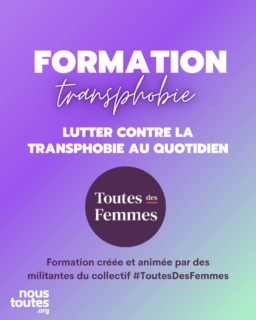 🏳️‍⚧️ Formation féministe en ligne sur la transphobie !  Inscrivez-vous maintenant sur le lien en bio pour la partie 1 le mardi 7 février à 20h : Combattre la transphobie au quotidien.